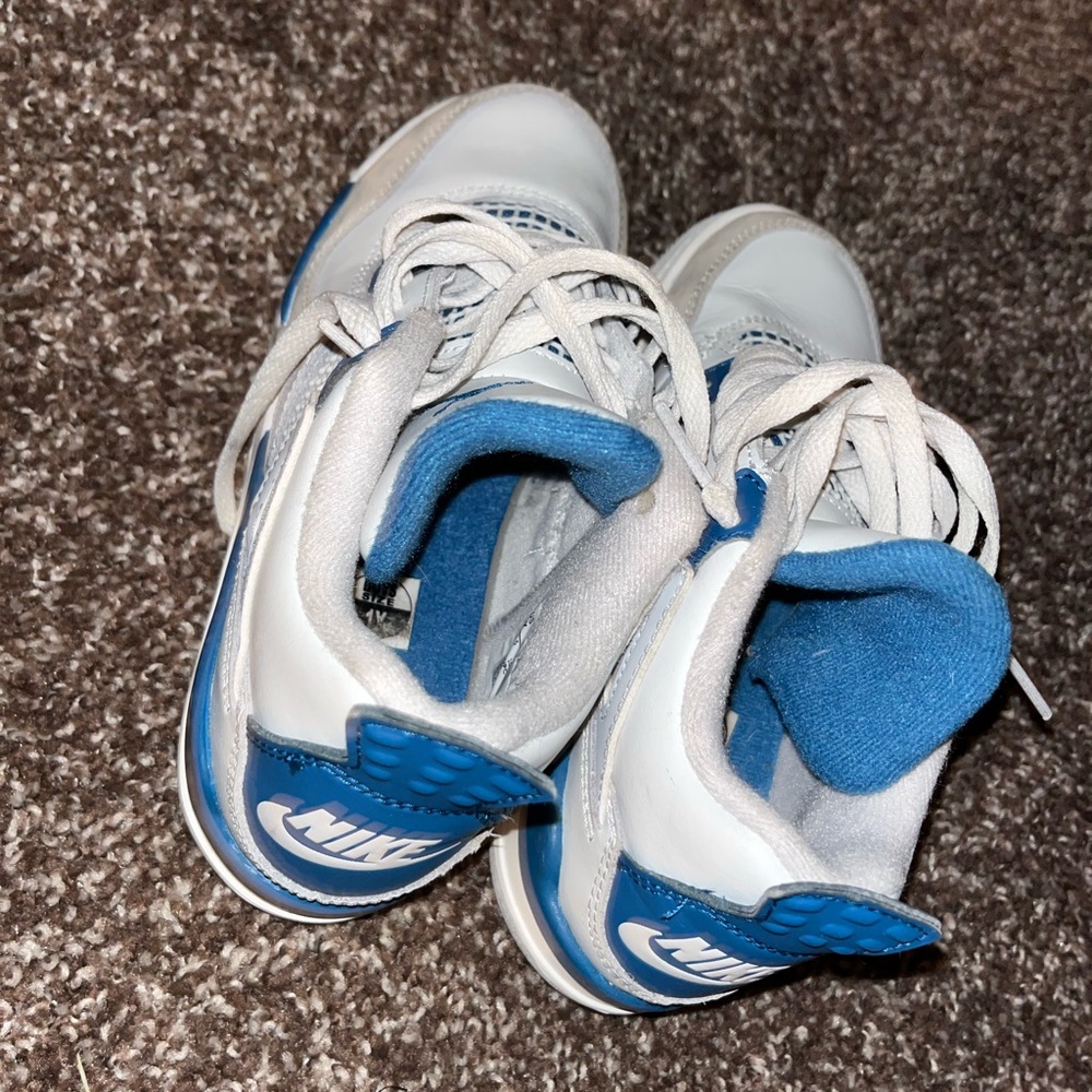 Nike Kids Blue and White Sneakers